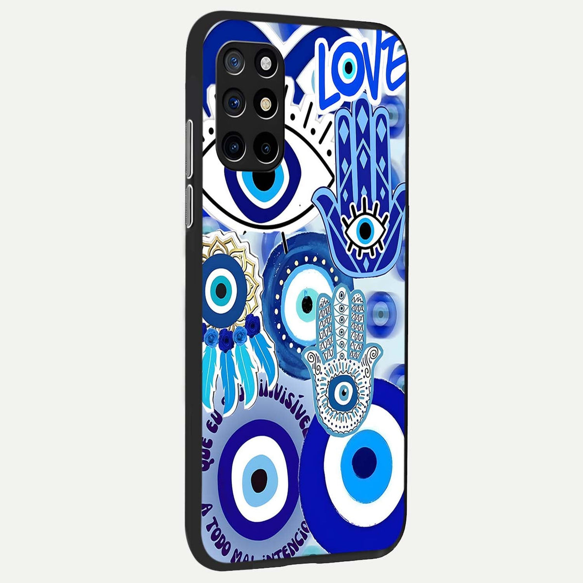 Evil Eyes Dream back cover For OnePlus 8T slim fit glass case with vibrant aesthetic design
