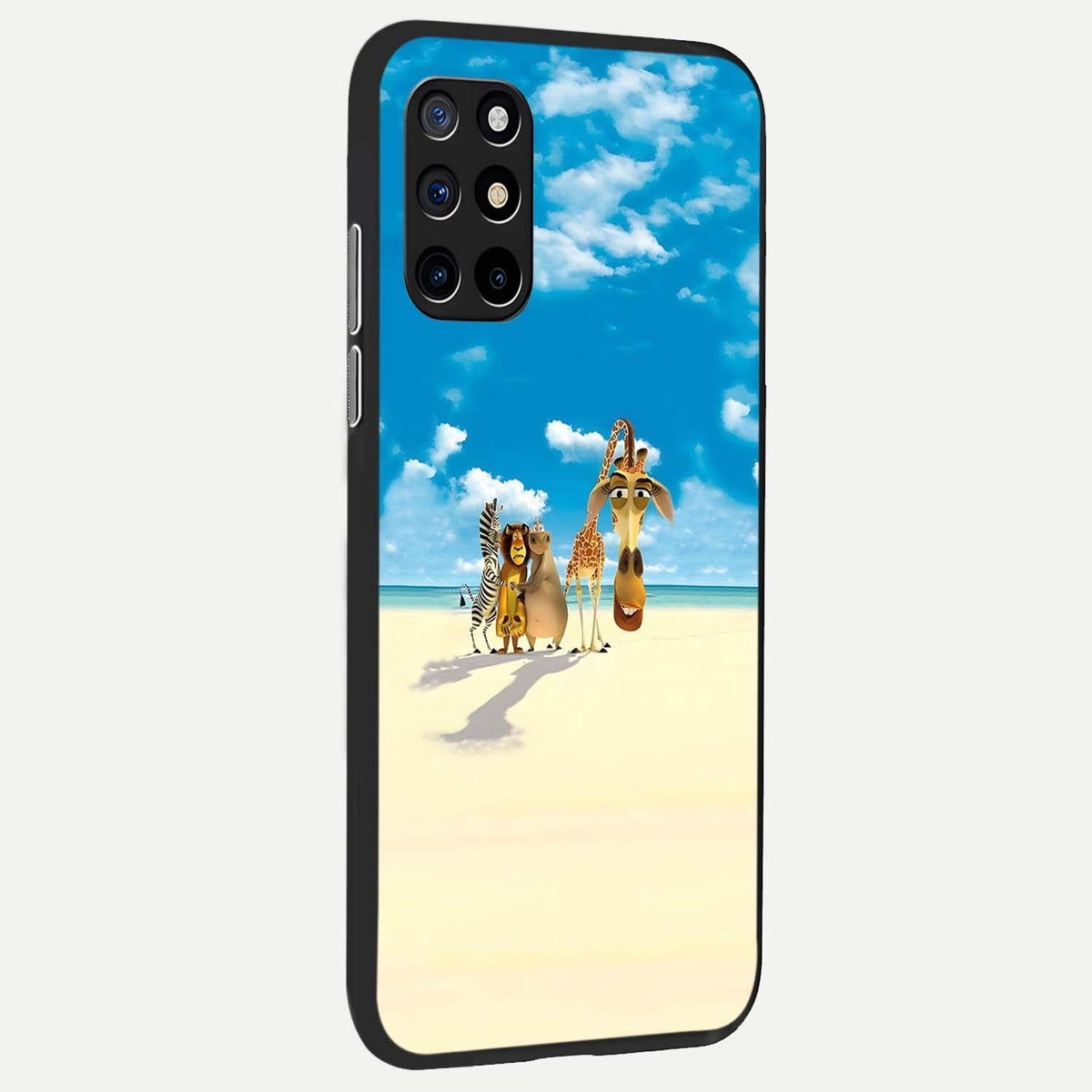 Tropical Fun Squad back cover For OnePlus 8T slim fit glass case with vibrant aesthetic design