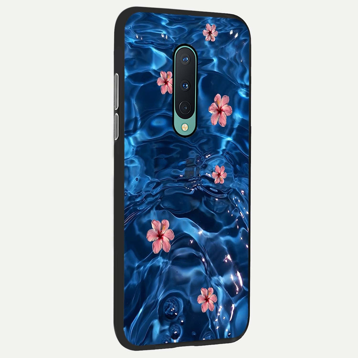 Bloom Thread Art back cover For OnePlus 8 slim fit glass case with vibrant aesthetic design