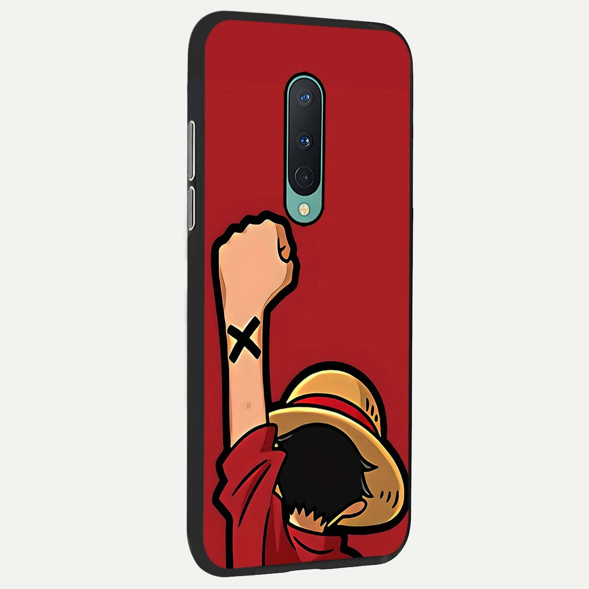 Luffy X Spirit back cover For OnePlus 8 slim fit glass case with vibrant aesthetic design