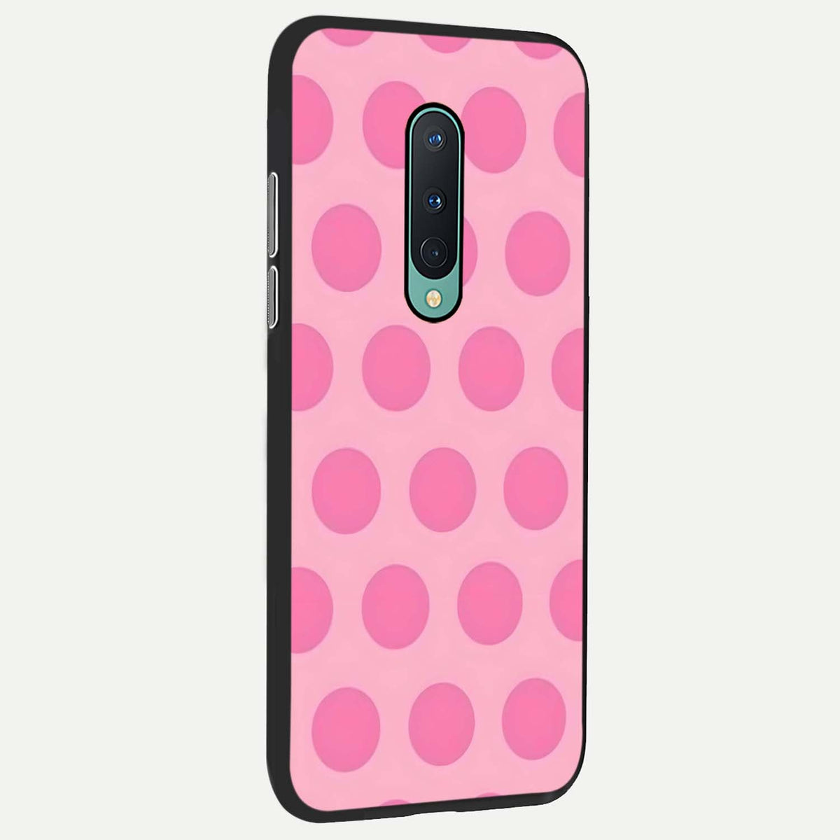 Sweet Dot Dreams back cover For OnePlus 8 slim fit glass case with vibrant aesthetic design