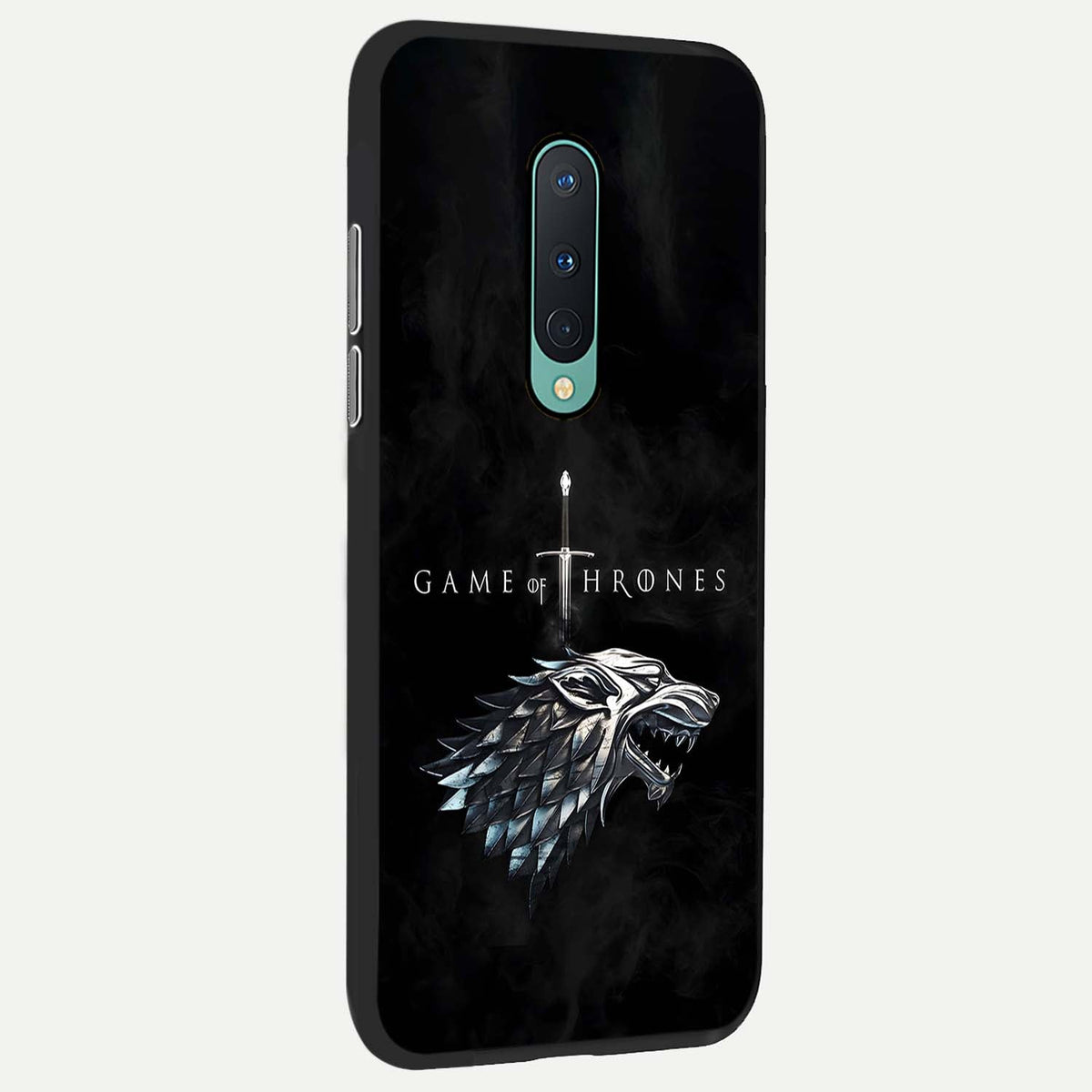 Throne Wolf Legacy back cover For OnePlus 8 slim fit glass case with vibrant aesthetic design