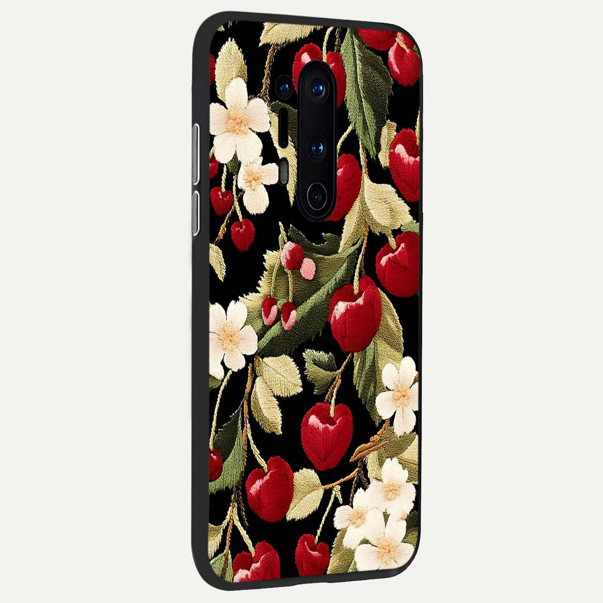 Blooming Spendor Bird back cover For OnePlus 8 Pro slim fit glass case with vibrant aesthetic design