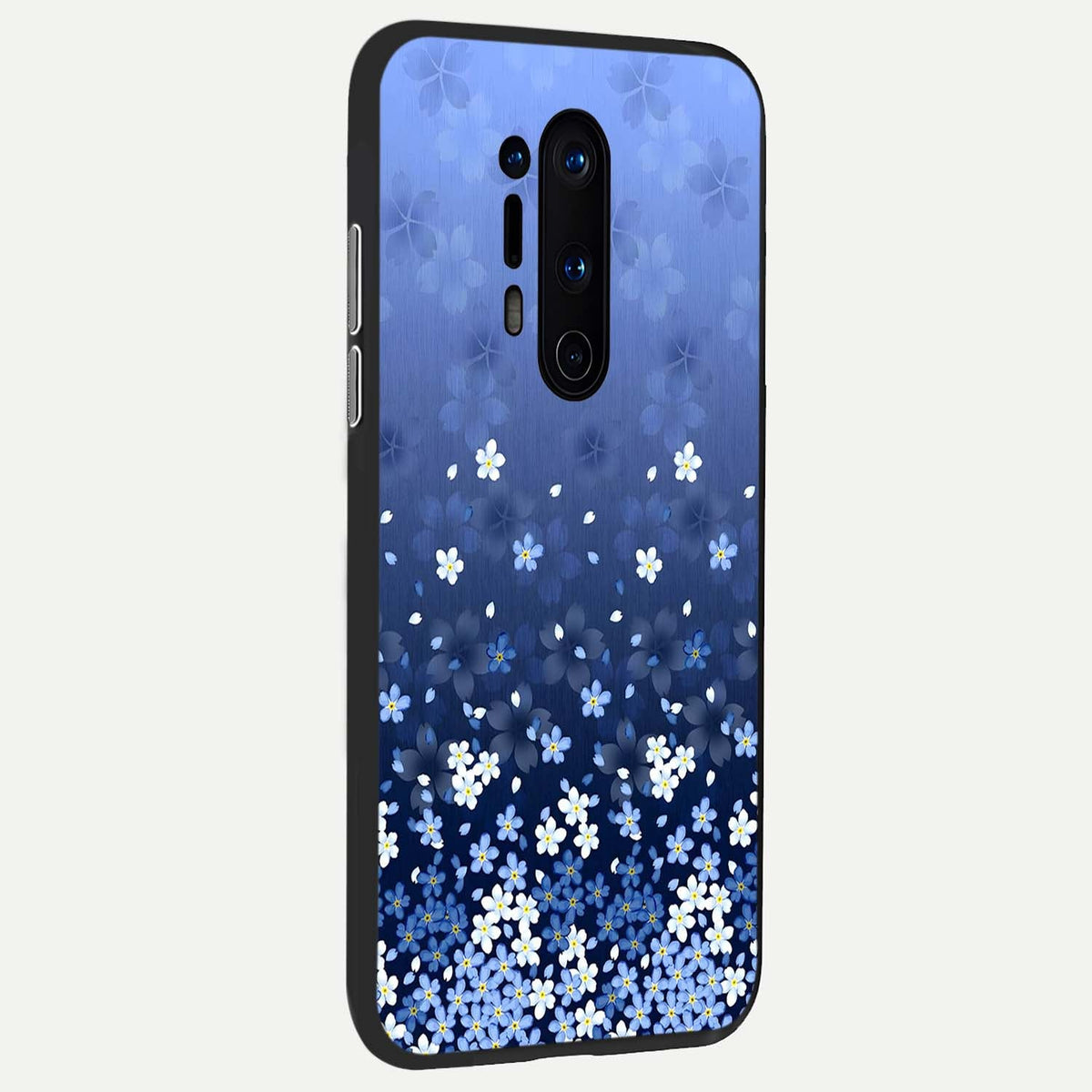 Blue Starry back cover For OnePlus 8 Pro slim fit glass case with vibrant aesthetic design