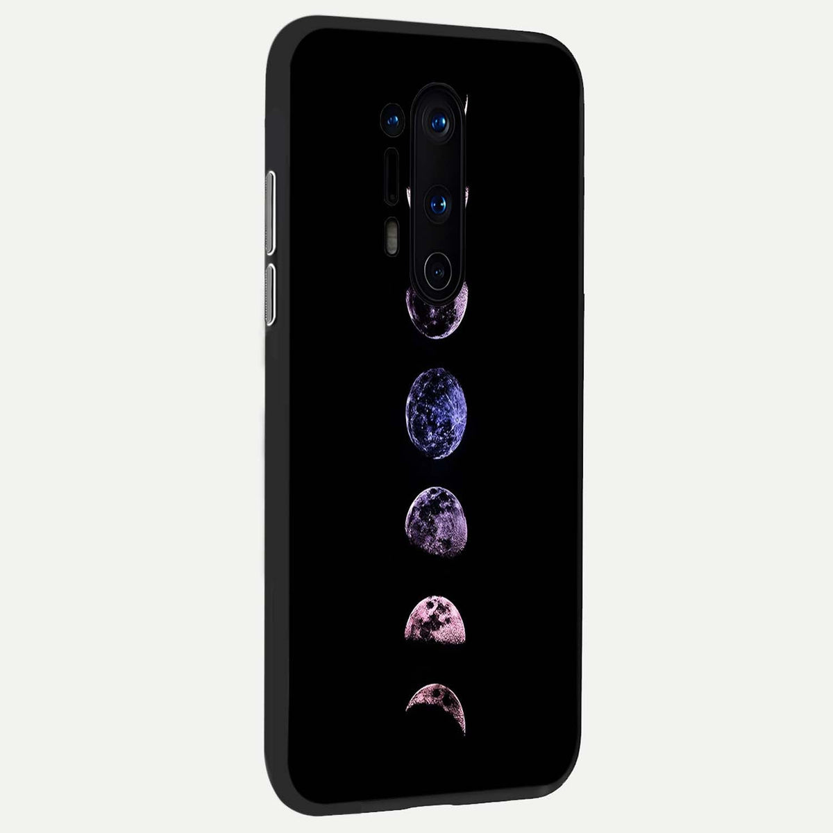 Crimson All Planets back cover For OnePlus 8 Pro slim fit glass case with vibrant aesthetic design