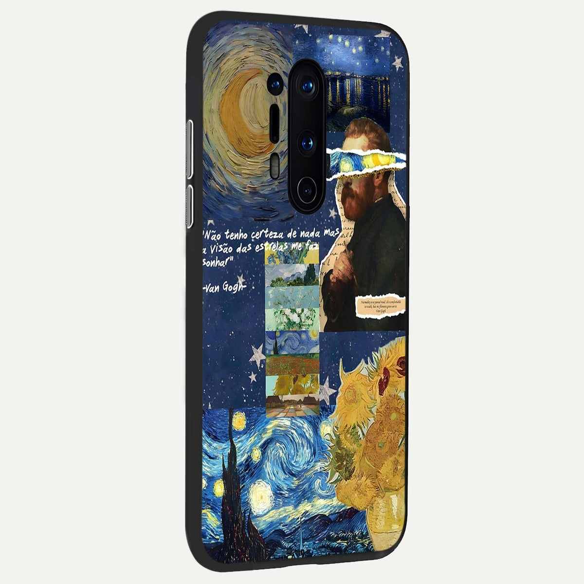 Starry Dream Vision back cover For OnePlus 8 Pro slim fit glass case with vibrant aesthetic design