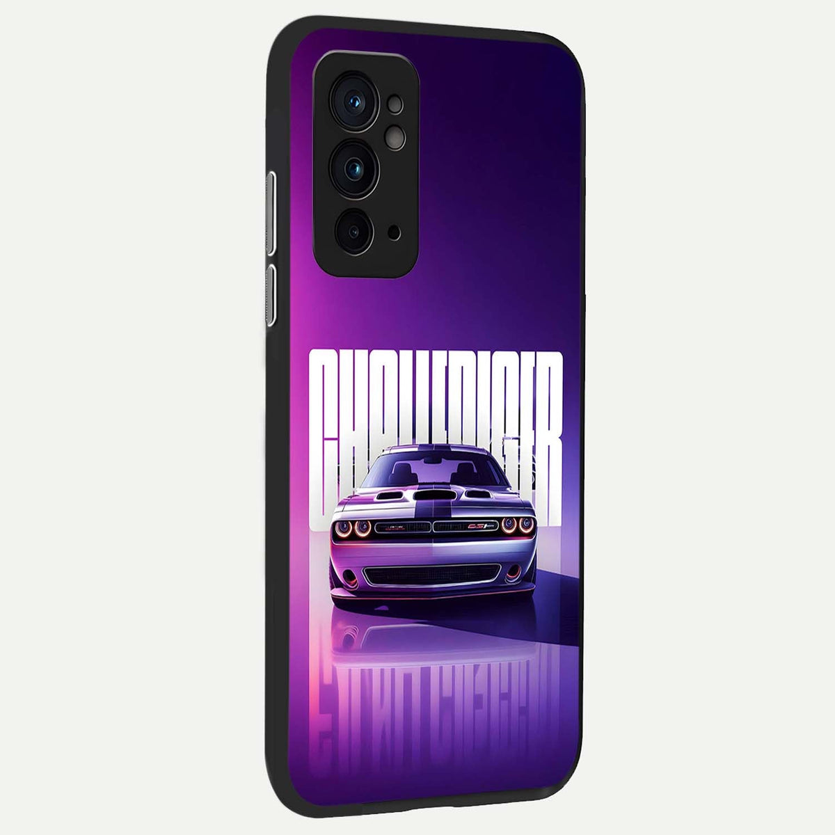 Midnight Muscle Ride back cover For OnePlus 9RT slim fit glass case with vibrant aesthetic design