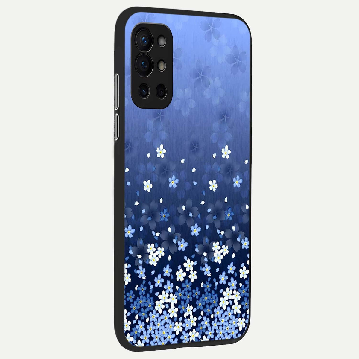 Blue Starry back cover For OnePlus 9R slim fit glass case with vibrant aesthetic design