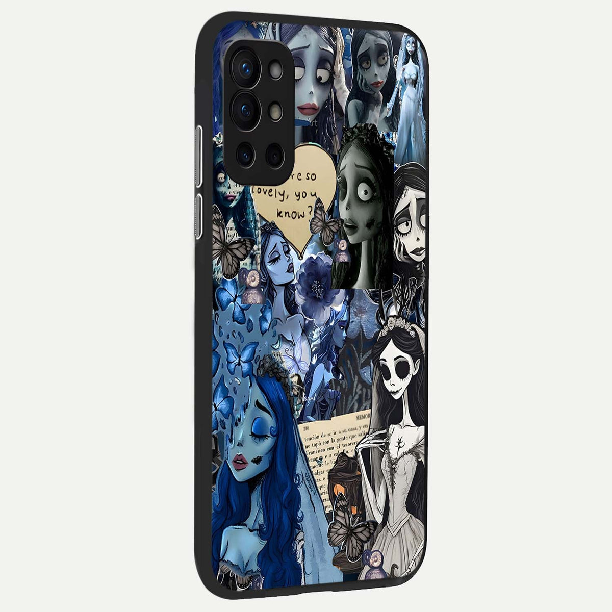 Corpse Bride Posters back cover For OnePlus 9R slim fit glass case with vibrant aesthetic design