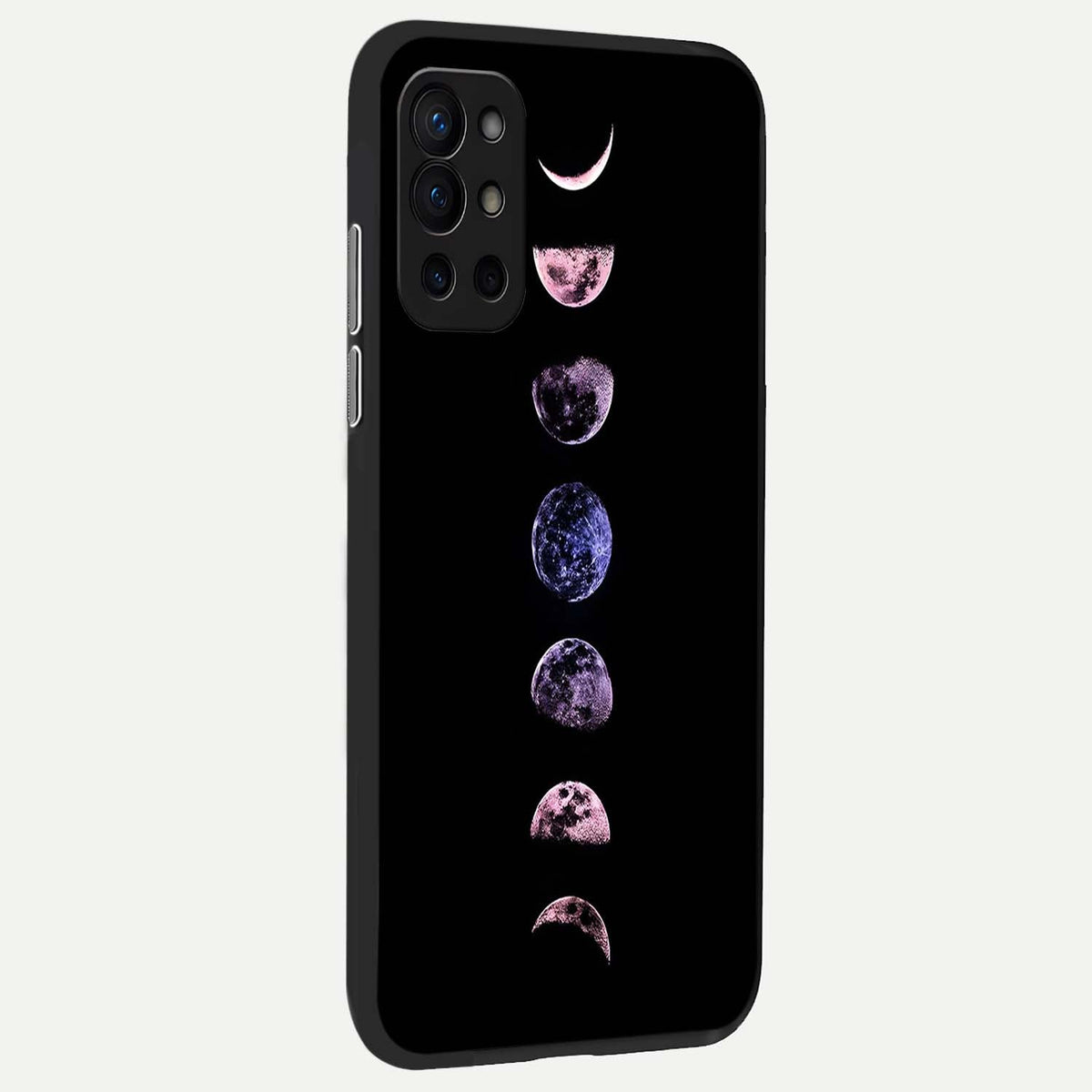 Crimson All Planets back cover For OnePlus 9R slim fit glass case with vibrant aesthetic design