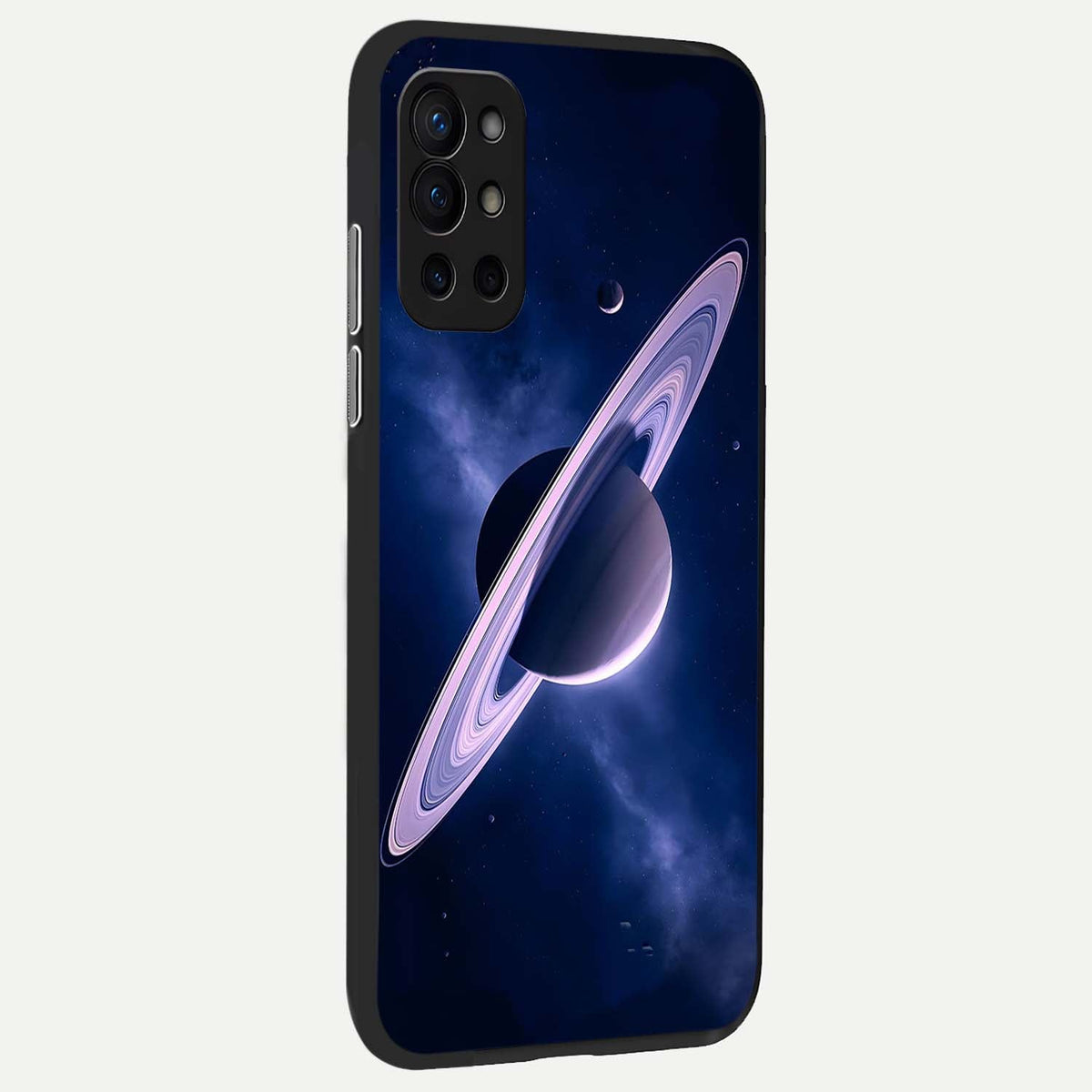 Saturn Ring Mystique back cover For OnePlus 9R slim fit glass case with vibrant aesthetic design