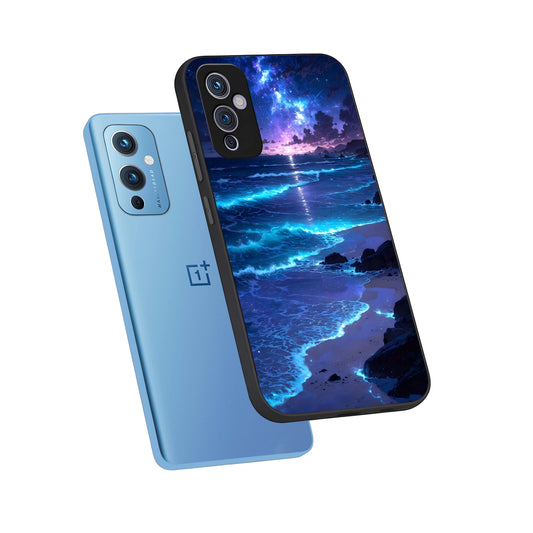 Classic Damn Look phone case For OnePlus 9 showing premium glass back cover with detailed artwork