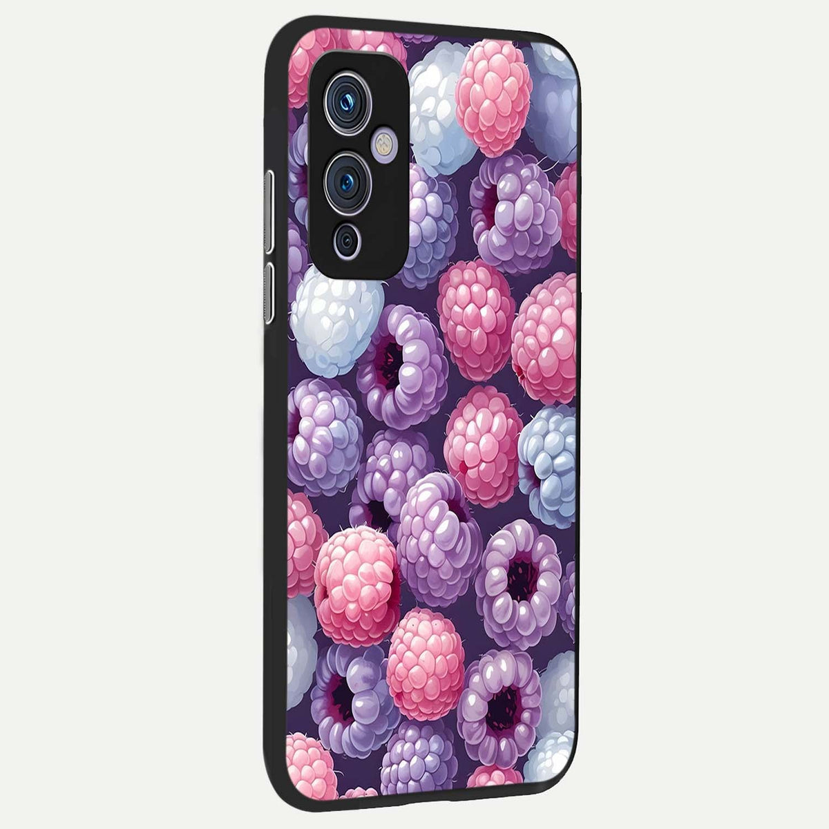 Berry Candy Pop back cover For OnePlus 9 slim fit glass case with vibrant aesthetic design