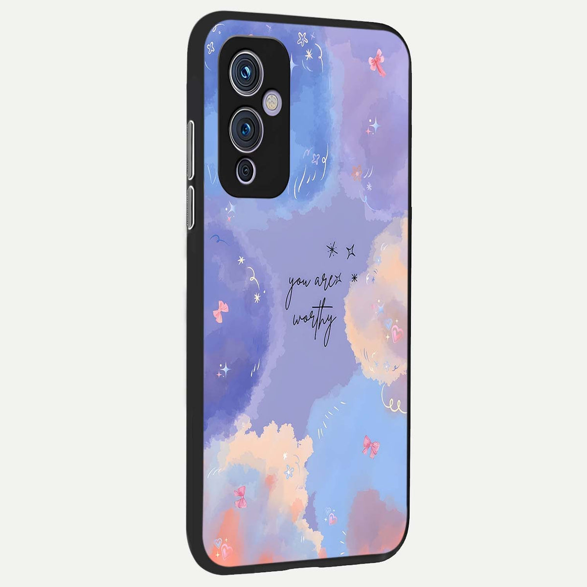 Celestial Cloud Magic back cover For OnePlus 9 slim fit glass case with vibrant aesthetic design