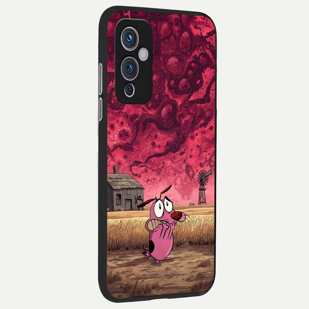 Courage Under Sky back cover For OnePlus 9 slim fit glass case with vibrant aesthetic design