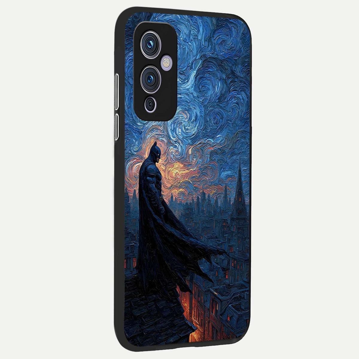 Dark Knight Dusk back cover For OnePlus 9 slim fit glass case with vibrant aesthetic design