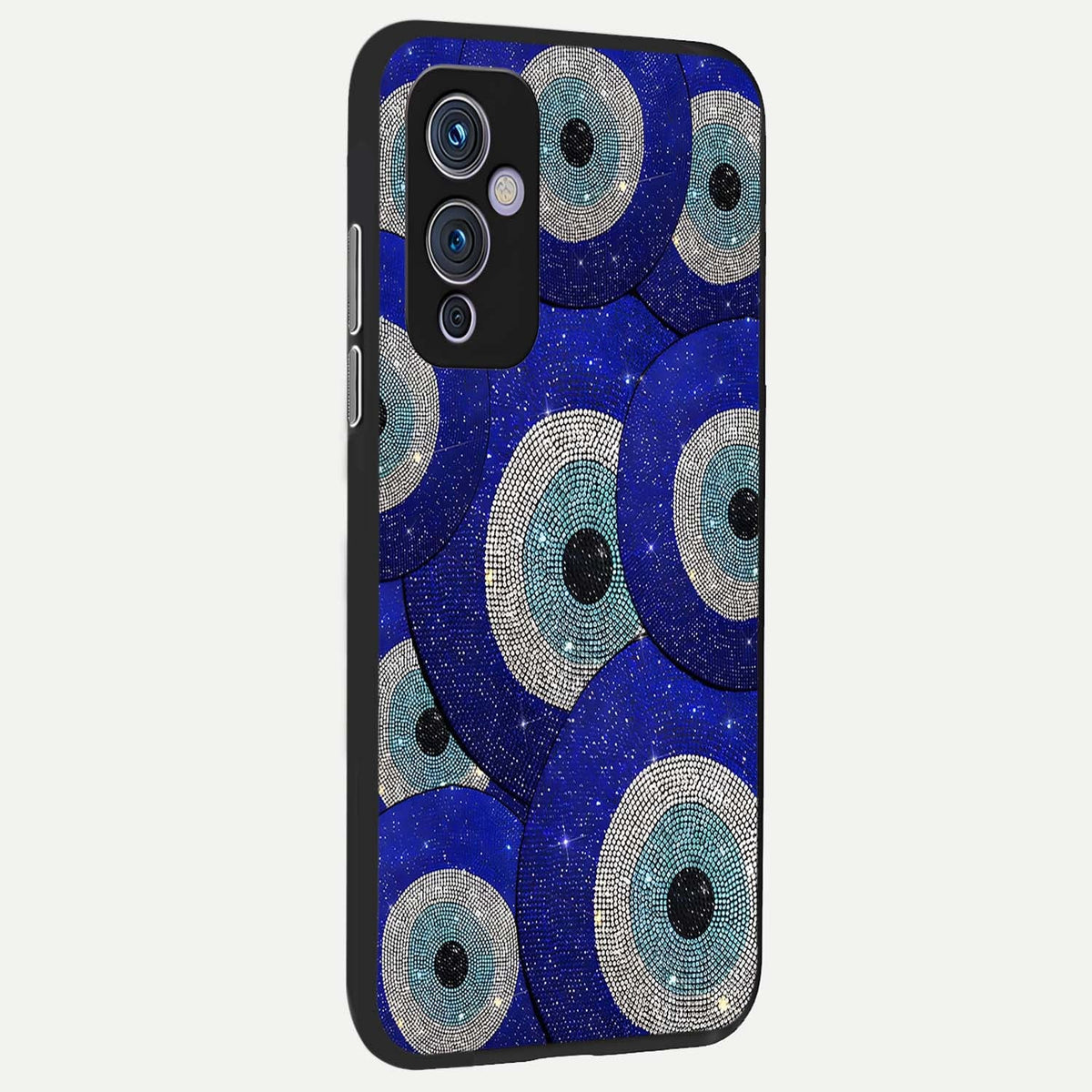 Galaxy Eye Flow back cover For OnePlus 9 slim fit glass case with vibrant aesthetic design
