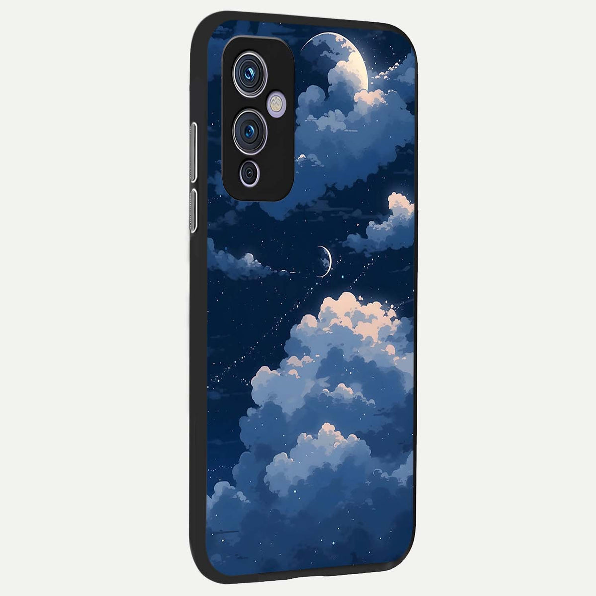 Moon Dream Haze back cover For OnePlus 9 slim fit glass case with vibrant aesthetic design
