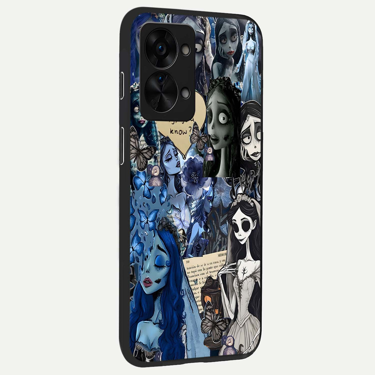 Corpse Bride Posters back cover For OnePlus Nord 2T slim fit glass case with vibrant aesthetic design