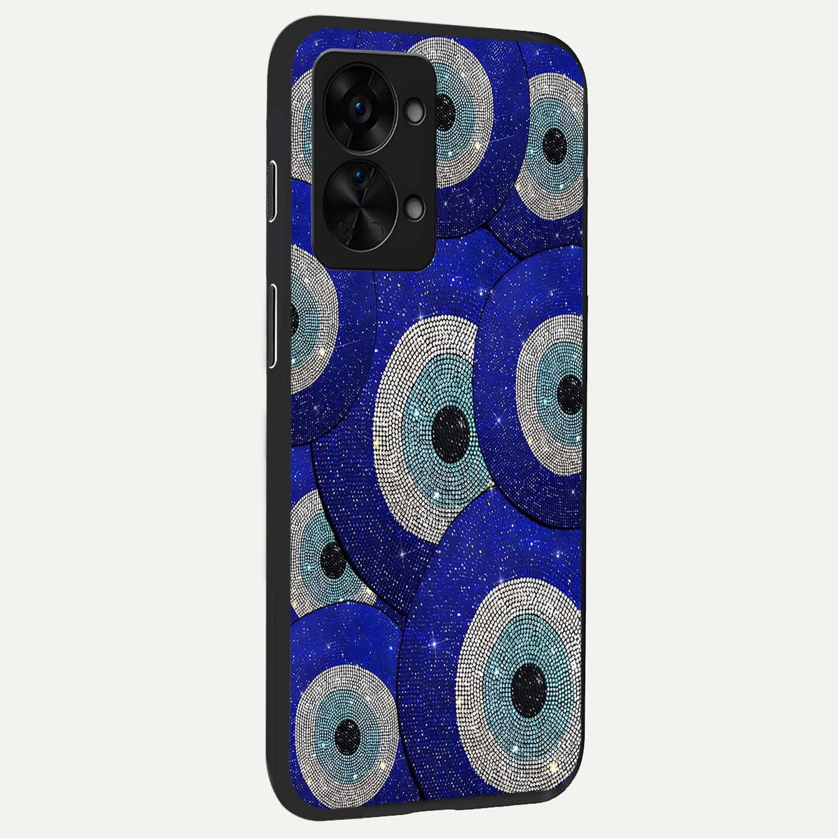 Galaxy Eye Flow back cover For OnePlus Nord 2T slim fit glass case with vibrant aesthetic design