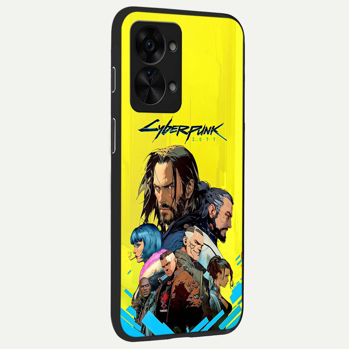 Neon Rebel Genesis back cover For OnePlus Nord 2T slim fit glass case with vibrant aesthetic design