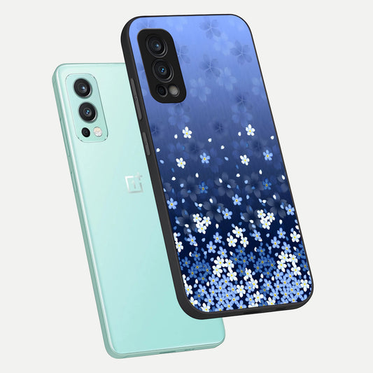 Blue Starry phone case For OnePlus Nord 2 showing premium glass back cover with detailed artwork