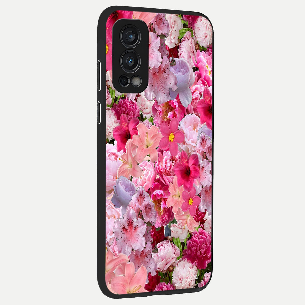 Bloom Crush Fantasy back cover For OnePlus Nord 2 slim fit glass case with vibrant aesthetic design