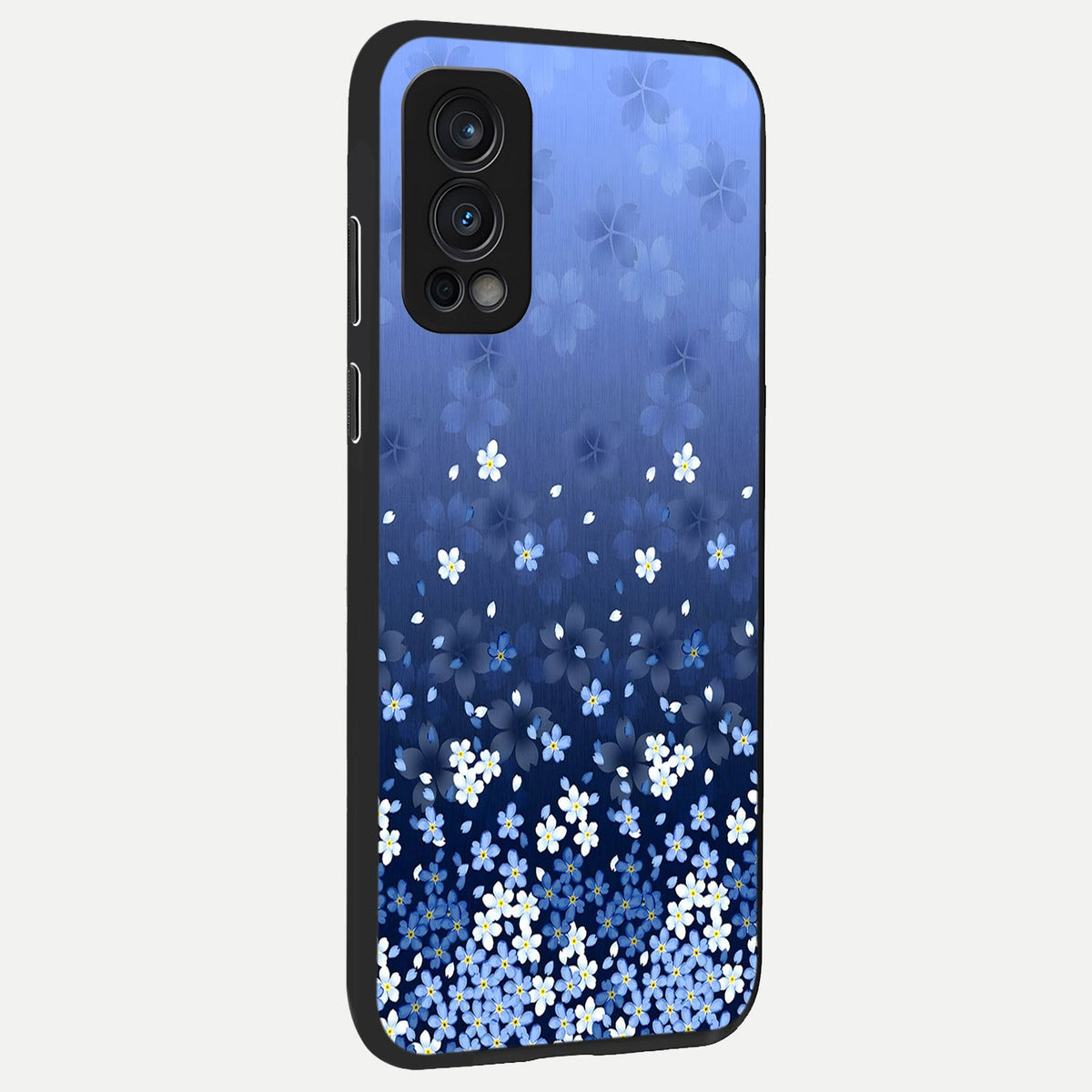 Blue Starry back cover For OnePlus Nord 2 slim fit glass case with vibrant aesthetic design