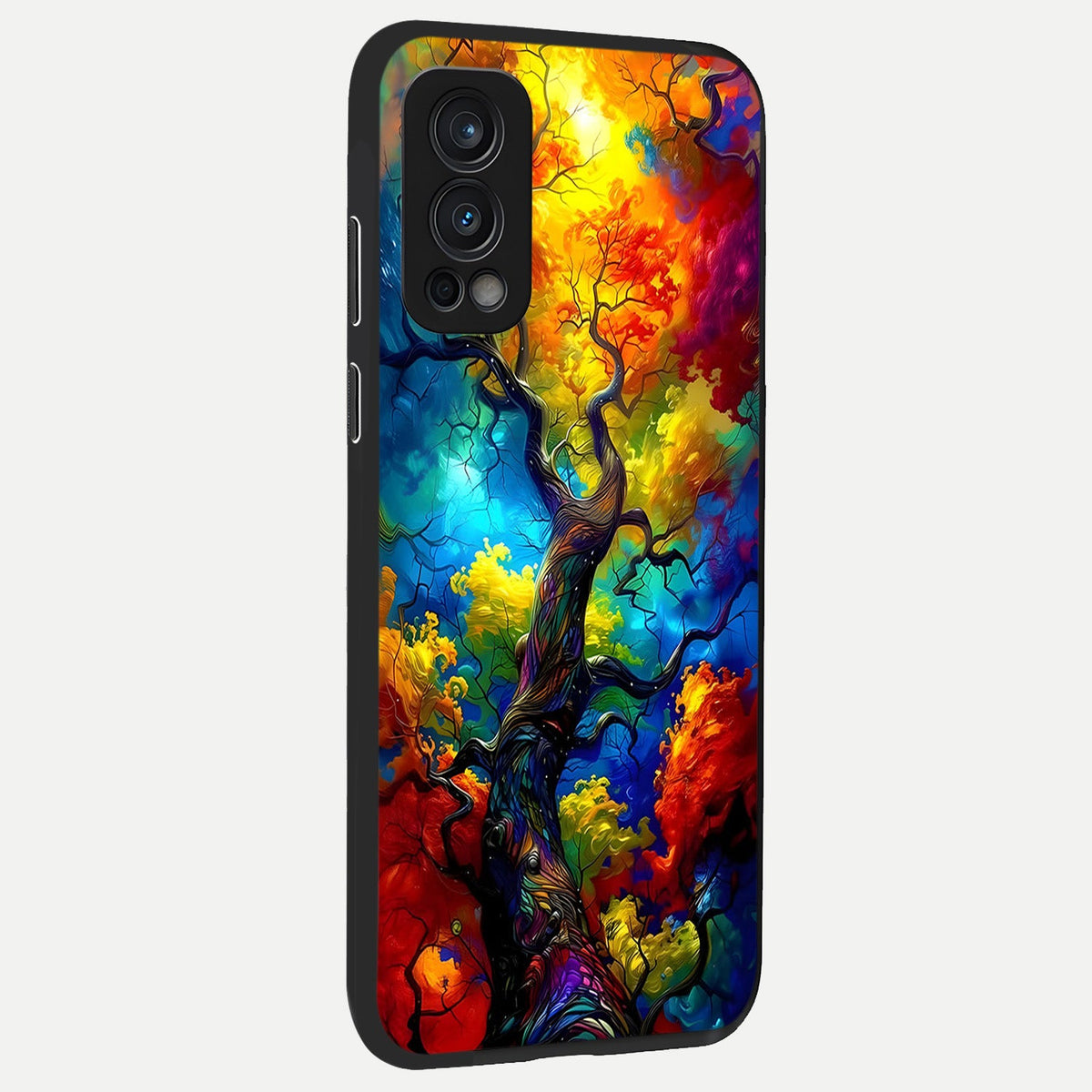 Colorful Soda Bottles back cover For OnePlus Nord 2 slim fit glass case with vibrant aesthetic design