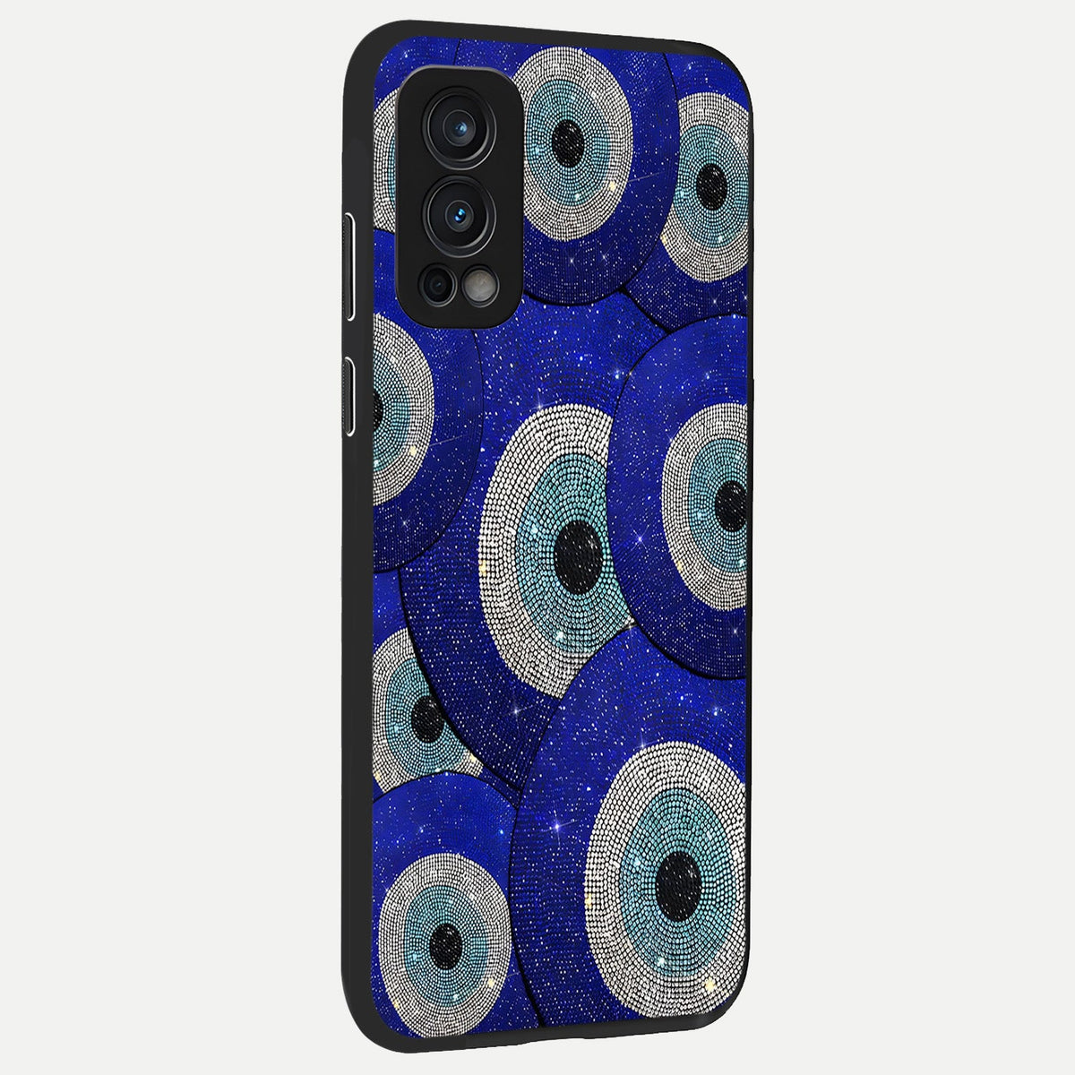 Galaxy Eye Flow back cover For OnePlus Nord 2 slim fit glass case with vibrant aesthetic design