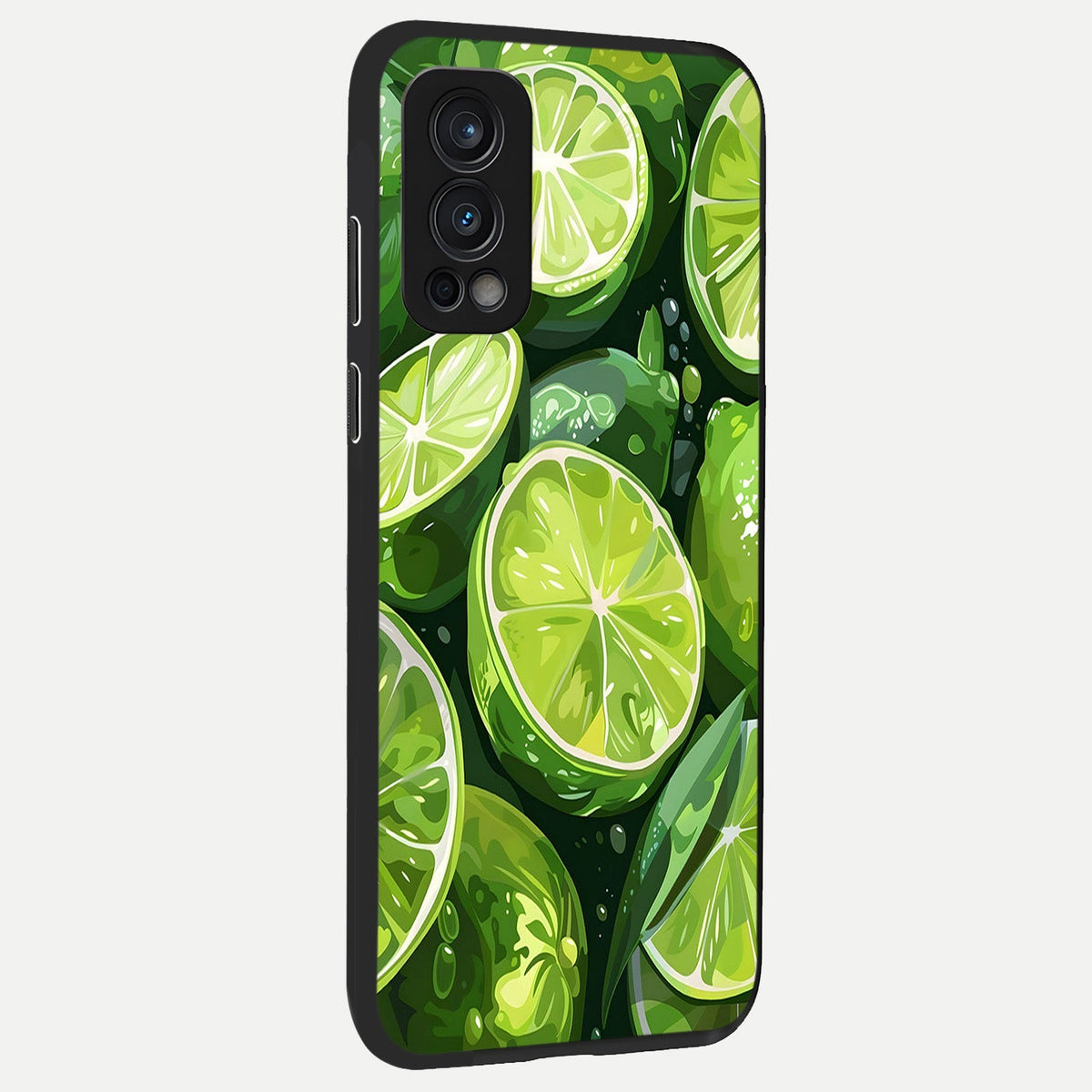 Green Kawasaki back cover For OnePlus Nord 2 slim fit glass case with vibrant aesthetic design