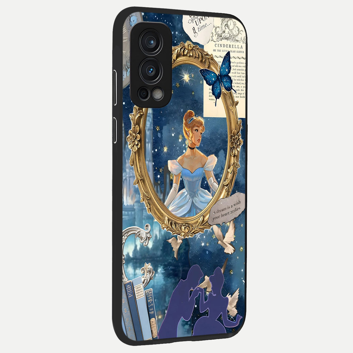 Midnight Queen back cover For OnePlus Nord 2 slim fit glass case with vibrant aesthetic design