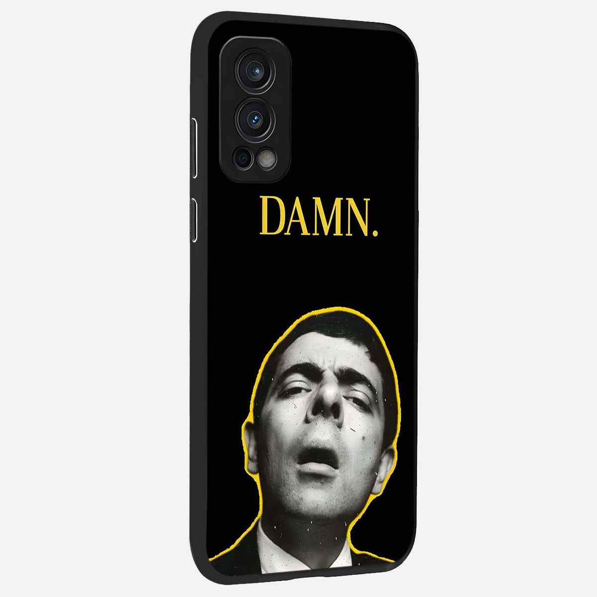 Mr Bean Damn back cover For OnePlus Nord 2 slim fit glass case with vibrant aesthetic design