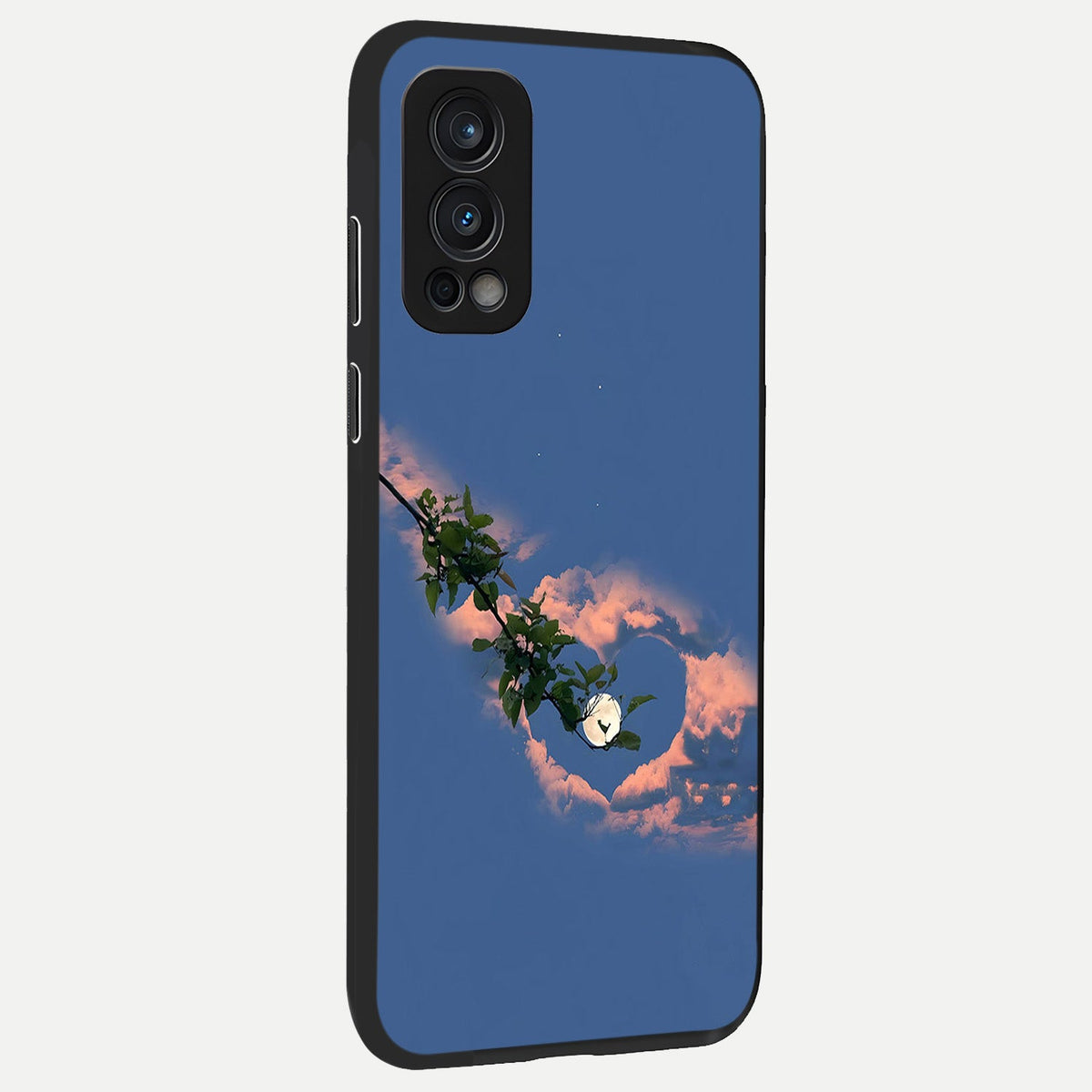 Sky Under Tree back cover For OnePlus Nord 2 slim fit glass case with vibrant aesthetic design