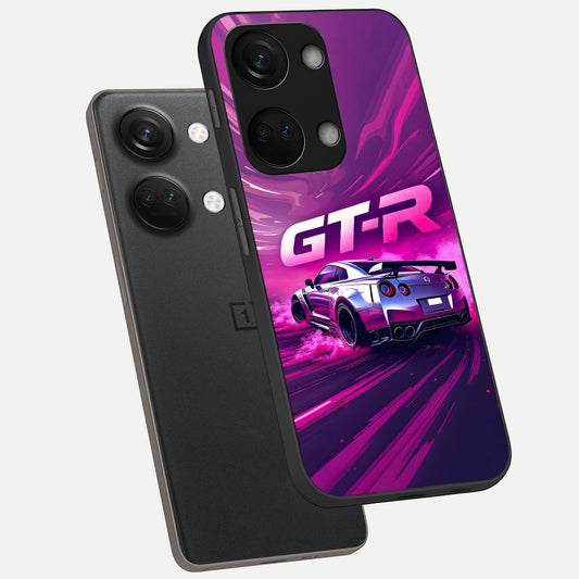 Speed Drift Legend phone case For Oneplus Nord 3 showing premium glass back cover with detailed artwork