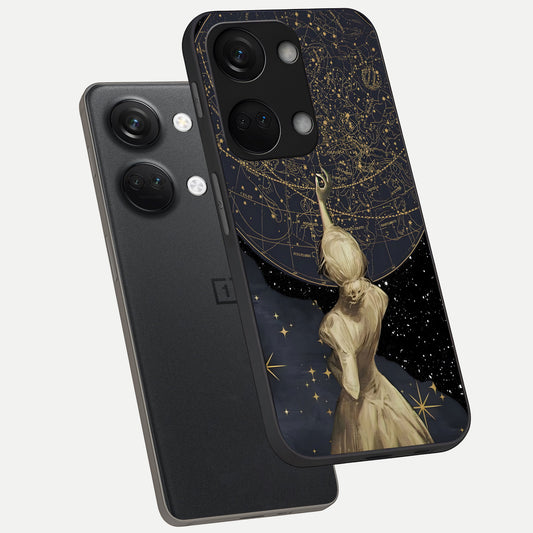 Taylor Swift Girl phone case For Oneplus Nord 3 showing premium glass back cover with detailed artwork
