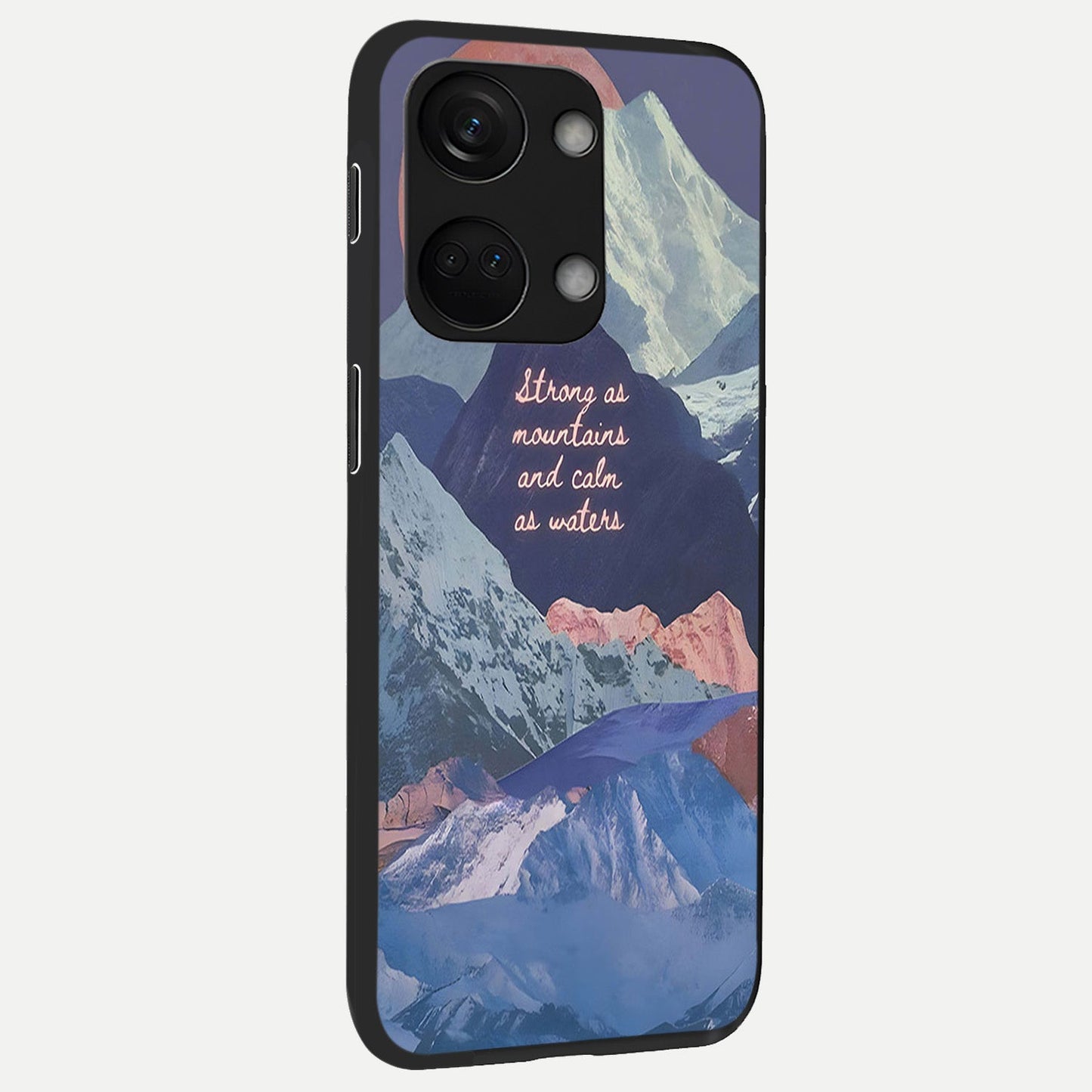 Celestial Mountain Calm back cover For Oneplus Nord 3 slim fit glass case with vibrant aesthetic design