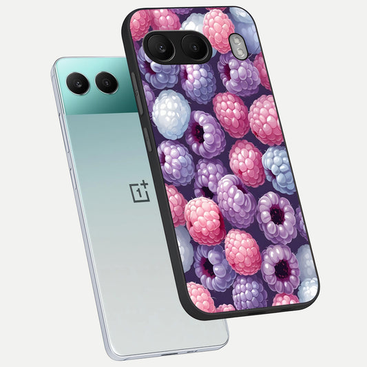 Berry Candy Pop phone case For Oneplus Nord 4 showing premium glass back cover with detailed artwork