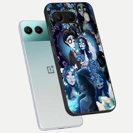 Butterfly Ghost Soul phone case For Oneplus Nord 4 showing premium glass back cover with detailed artwork