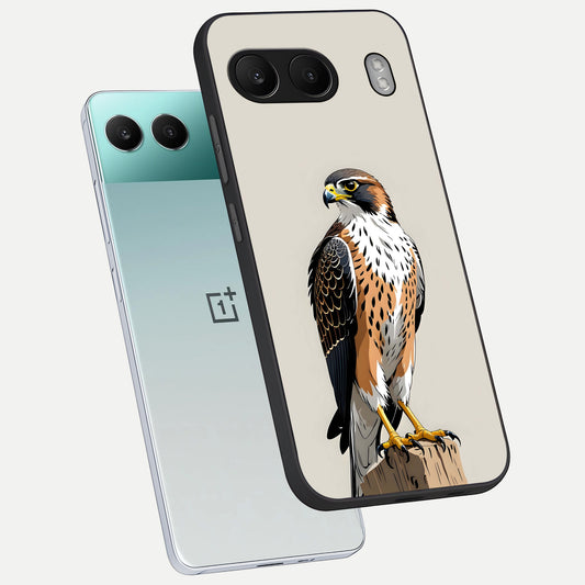 Clever Eagle phone case For Oneplus Nord 4 showing premium glass back cover with detailed artwork