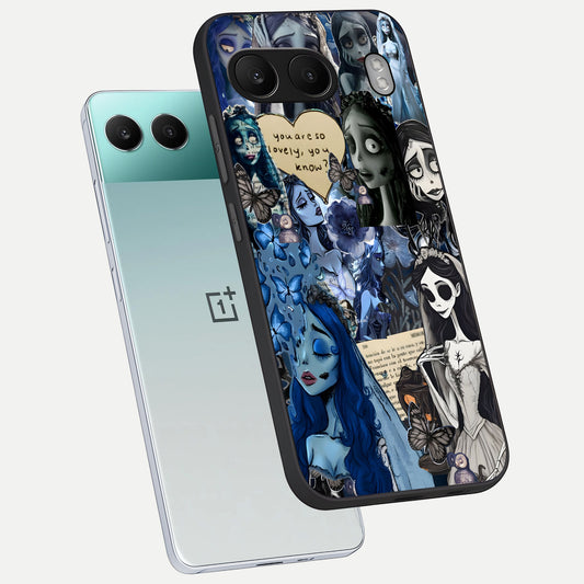 Corpse Bride Posters phone case For Oneplus Nord 4 showing premium glass back cover with detailed artwork