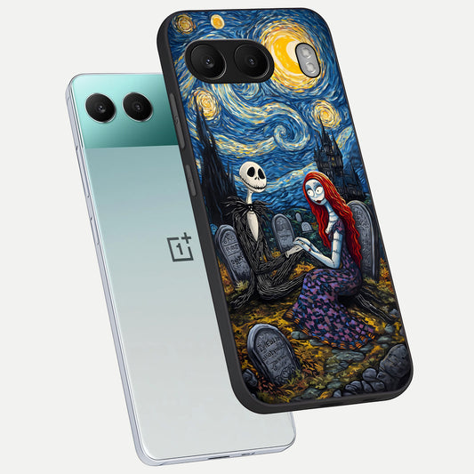 Eternal Night Love phone case For Oneplus Nord 4 showing premium glass back cover with detailed artwork