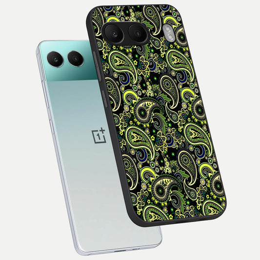 Green Lemon phone case For Oneplus Nord 4 showing premium glass back cover with detailed artwork