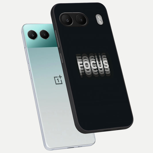 Mono Focus Vision phone case For Oneplus Nord 4 showing premium glass back cover with detailed artwork