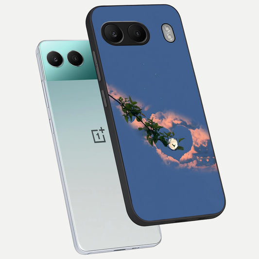 Sky Under Tree phone case For Oneplus Nord 4 showing premium glass back cover with detailed artwork