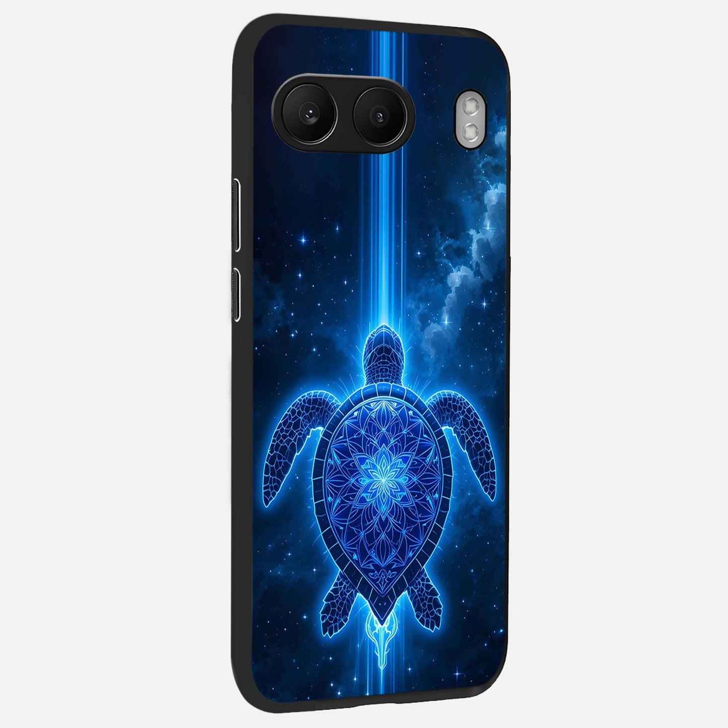 Blue Galaxy Turtle back cover For Oneplus Nord 4 slim fit glass case with vibrant aesthetic design
