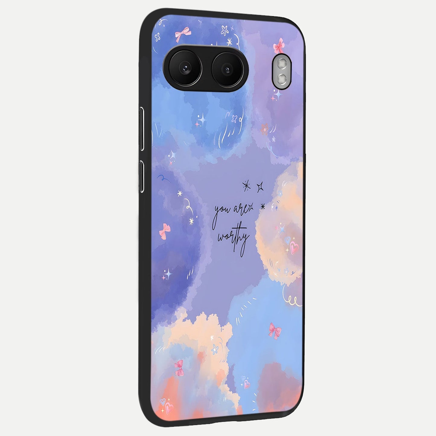 Celestial Cloud Magic back cover For Oneplus Nord 4 slim fit glass case with vibrant aesthetic design