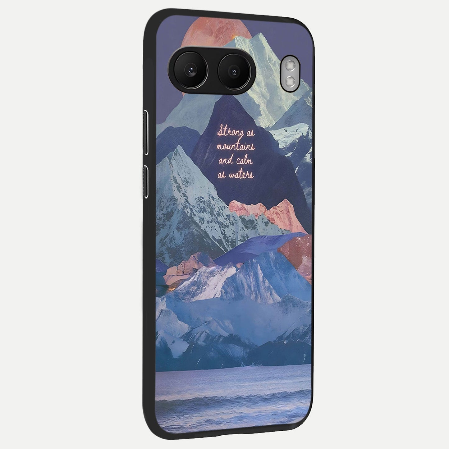 Celestial Mountain Calm back cover For Oneplus Nord 4 slim fit glass case with vibrant aesthetic design