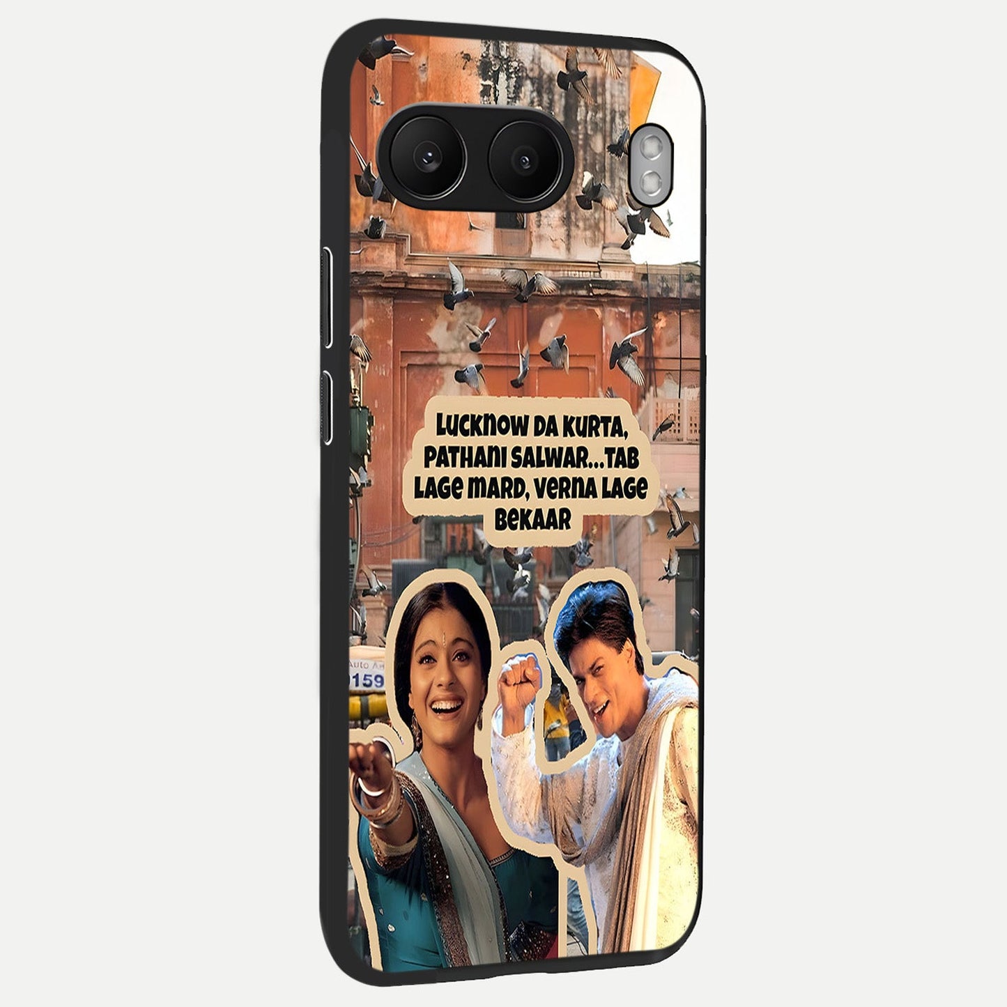 Desi Retro Vibes back cover For Oneplus Nord 4 slim fit glass case with vibrant aesthetic design