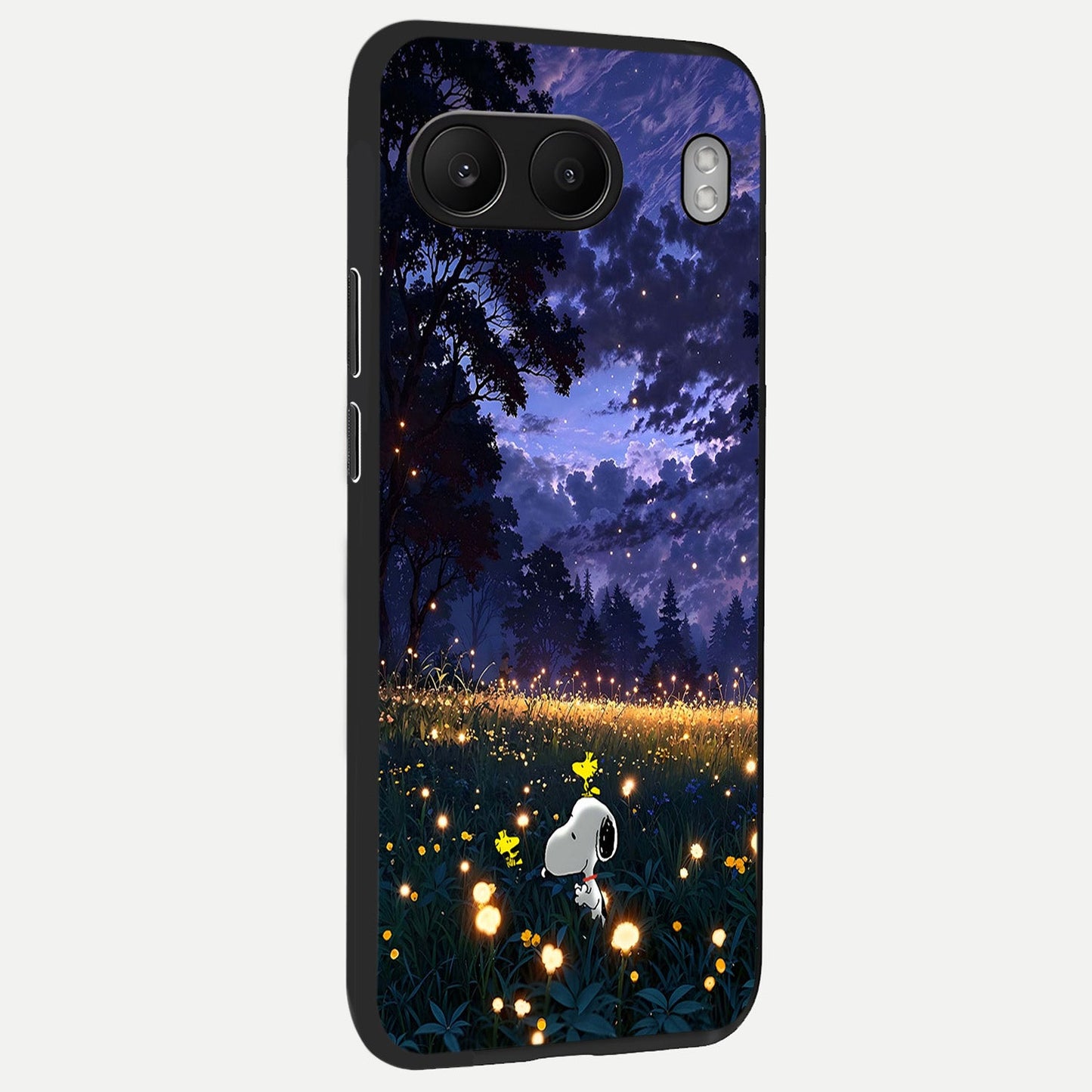 Firefly Meadow Magic back cover For Oneplus Nord 4 slim fit glass case with vibrant aesthetic design